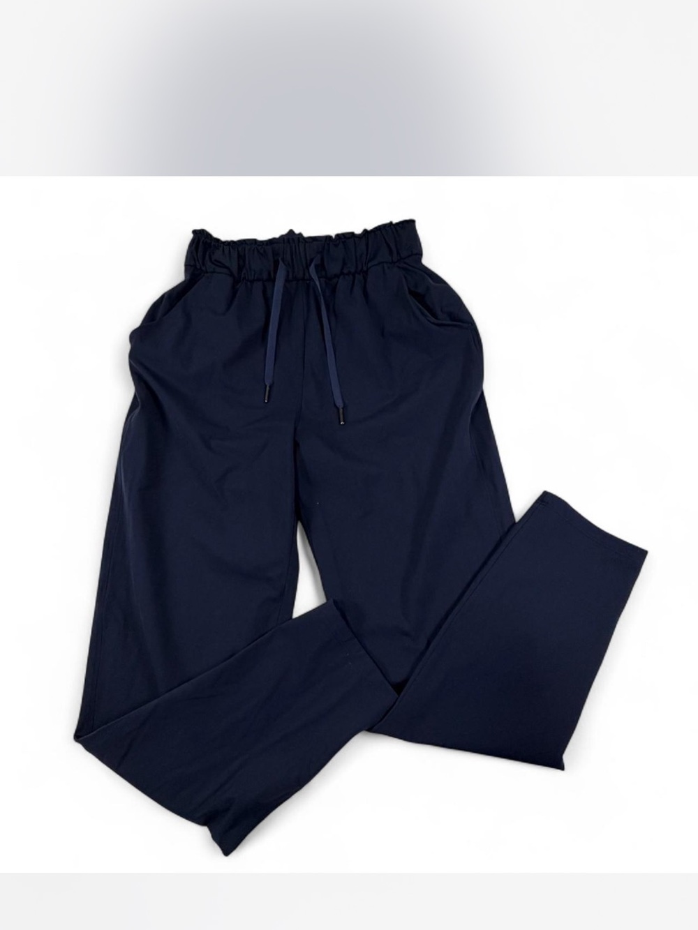 Lululemon Navy Drawstring Waist Jogger Pants